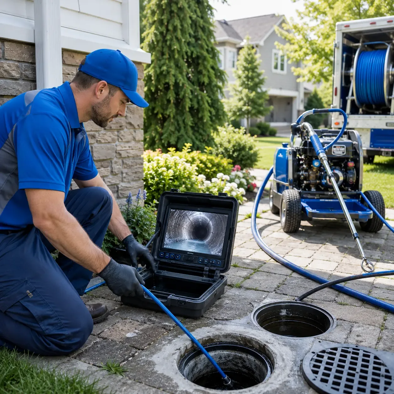 Outdoor drain cleaning professionals serving Council Bluffs, IA